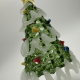 Medium White Edge Cedar Christmas Tree Coloured Glaze Decoration Medium White Edge Cedar Christmas Tree Coloured Glaze Decoration