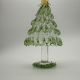 Wire Wrap Base Christmas Tree Coloured Glaze Decoration