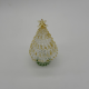 Wire Wrap Base Christmas Tree Coloured Glaze Decoration