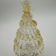 Wire Wrap Base Christmas Tree Coloured Glaze Decoration