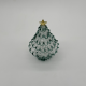 Wire Wrap Base Christmas Tree Coloured Glaze Decoration