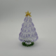 Wire Wrap Base Christmas Tree Coloured Glaze Decoration