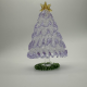 Wire Wrap Base Christmas Tree Coloured Glaze Decoration