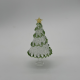 Wire Wrap Base Christmas Tree Coloured Glaze Decoration