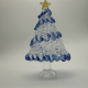 Wire Wrap Base Christmas Tree Coloured Glaze Decoration
