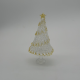 Large Gold Edge Christmas Tree Coloured Glaze Decoration Large Gold Edge Christmas Tree Coloured Glaze Decoration