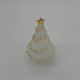 Large Gold Edge Christmas Tree Coloured Glaze Decoration Large Gold Edge Christmas Tree Coloured Glaze Decoration