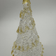 Large Gold Edge Christmas Tree Coloured Glaze Decoration Large Gold Edge Christmas Tree Coloured Glaze Decoration