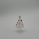 Two-Color Wire Wrapped Christmas Tree Coloured Glaze Decoration