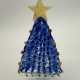 Brushed Triangle Tree Coloured Glaze Decoration