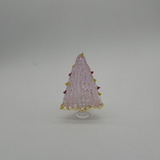 Brushed Triangle Tree Coloured Glaze Decoration