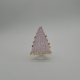 Brushed Triangle Tree Coloured Glaze Decoration