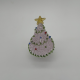 Pink And Green Brushed Tree Coloured Glaze Decoration Pink And Green Brushed Tree Coloured Glaze Decoration