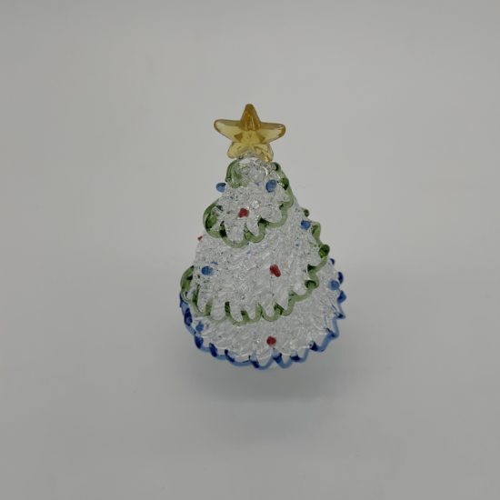 Blue Edge Tree Coloured Glaze Decoration Blue Edge Tree Coloured Glaze Decoration