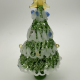 White Edged Cedar Solid Tree Coloured Glaze Decoration White Edged Cedar Solid Tree Coloured Glaze Decoration