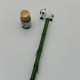 Green Bamboo Glass Pen Coloured Glaze Decoration Green Bamboo Glass Pen Coloured Glaze Decoration