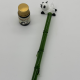 Green Bamboo Glass Pen Coloured Glaze Decoration Green Bamboo Glass Pen Coloured Glaze Decoration