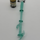 Blue Bamboo Glass Pen Coloured Glaze Decoration Blue Bamboo Glass Pen Coloured Glaze Decoration