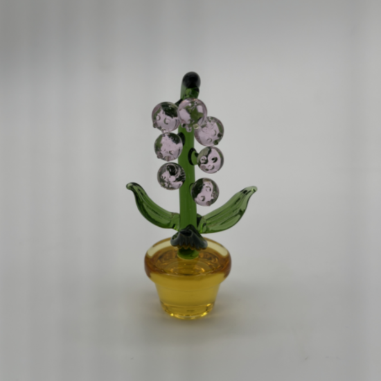 Large Flower Pot Coloured Glaze Decoration