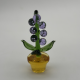 Large Flower Pot Coloured Glaze Decoration
