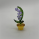 Large Flower Pot Coloured Glaze Decoration