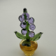 Large Flower Pot Coloured Glaze Decoration