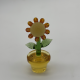 Large Flower Pot Coloured Glaze Decoration