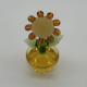 Large Flower Pot Coloured Glaze Decoration
