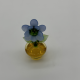 Large Flower Pot Coloured Glaze Decoration
