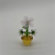 Large Flower Pot Coloured Glaze Decoration