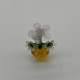 Large Flower Pot Coloured Glaze Decoration
