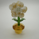 Large Flower Pot Coloured Glaze Decoration