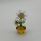 Large Flower Pot Coloured Glaze Decoration