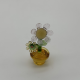 Large Flower Pot Coloured Glaze Decoration