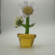 Large Flower Pot Coloured Glaze Decoration