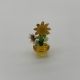 Large Flower Pot Coloured Glaze Decoration