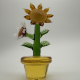 Large Flower Pot Coloured Glaze Decoration