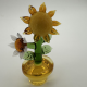 Large Flower Pot Coloured Glaze Decoration