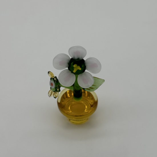 Large Flower Pot Coloured Glaze Decoration