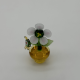 Large Flower Pot Coloured Glaze Decoration
