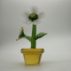 Large Flower Pot Coloured Glaze Decoration