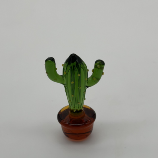 Brown Cactus Coloured Glaze Decoration Brown Cactus Coloured Glaze Decoration