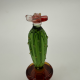 Brown Cactus Coloured Glaze Decoration Brown Cactus Coloured Glaze Decoration
