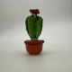 Brown Cactus Coloured Glaze Decoration Brown Cactus Coloured Glaze Decoration